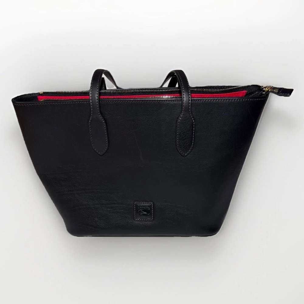 Dooney & Bourke Florentine Black Leather Tote Bag